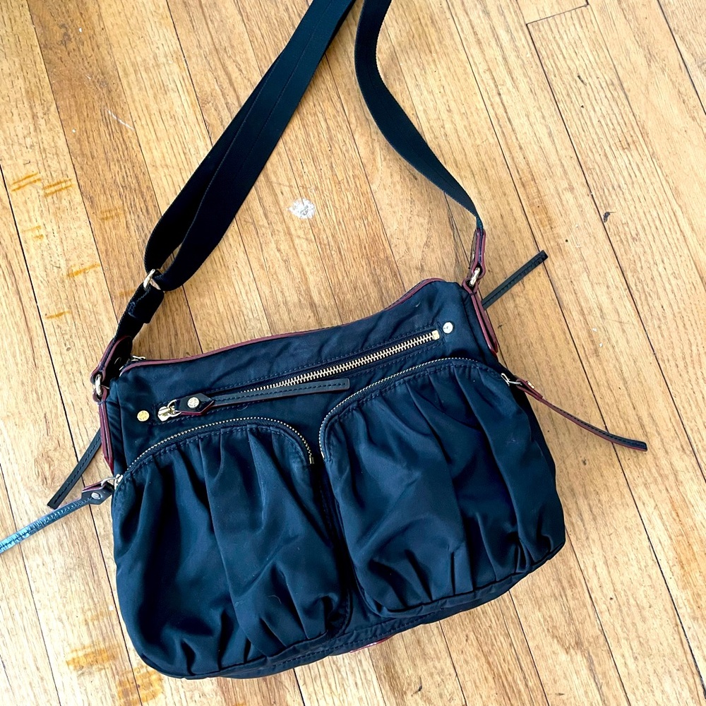 Black Women's Shoulder/ Crossbody Bag MZ Wallace
